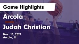 Arcola  vs Judah Christian  Game Highlights - Nov. 15, 2021
