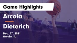 Arcola  vs Dieterich  Game Highlights - Dec. 27, 2021