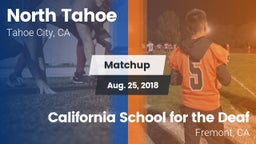 Matchup: North Tahoe vs. California School for the Deaf 2018