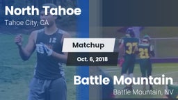 Matchup: North Tahoe vs. Battle Mountain  2018