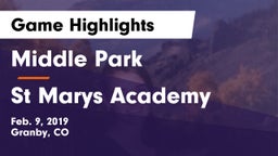Middle Park  vs St Marys Academy Game Highlights - Feb. 9, 2019