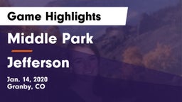 Middle Park  vs Jefferson  Game Highlights - Jan. 14, 2020