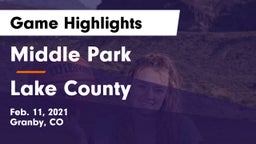 Middle Park  vs Lake County  Game Highlights - Feb. 11, 2021