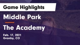 Middle Park  vs The Academy Game Highlights - Feb. 17, 2021