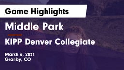 Middle Park  vs KIPP Denver Collegiate Game Highlights - March 6, 2021
