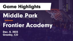 Middle Park  vs Frontier Academy Game Highlights - Dec. 8, 2023