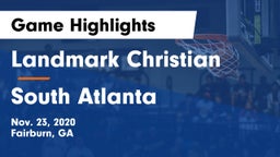 Landmark Christian  vs South Atlanta  Game Highlights - Nov. 23, 2020