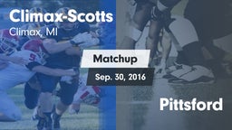 Matchup: ******-Scotts vs. Pittsford  2016