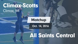 Matchup: ******-Scotts vs. All Saints Central  2016