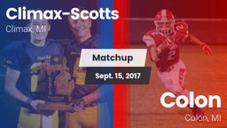 Matchup: ******-Scotts vs. Colon  2017