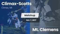 Matchup: ******-Scotts vs. Mt. Clemens  2017