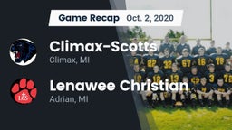 Recap: ******-Scotts  vs. Lenawee Christian  2020