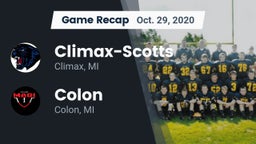 Recap: ******-Scotts  vs. Colon  2020