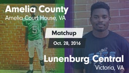 Matchup: Amelia County vs. Lunenburg Central  2016