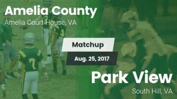 Matchup: Amelia County vs. Park View  2017