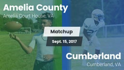 Matchup: Amelia County vs. Cumberland  2017