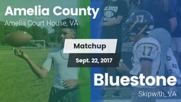 Matchup: Amelia County vs. Bluestone  2017