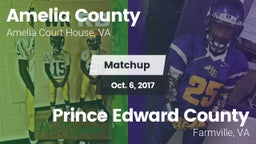 Matchup: Amelia County vs. Prince Edward County  2017