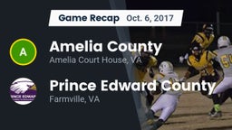 Recap: Amelia County  vs. Prince Edward County  2017