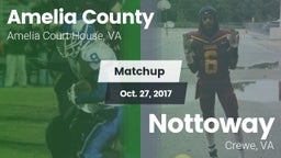 Matchup: Amelia County vs. Nottoway  2017