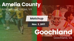 Matchup: Amelia County vs. Goochland  2017