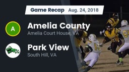 Recap: Amelia County  vs. Park View  2018