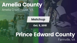 Matchup: Amelia County vs. Prince Edward County  2018