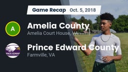 Recap: Amelia County  vs. Prince Edward County  2018