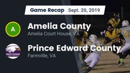 Recap: Amelia County  vs. Prince Edward County  2019