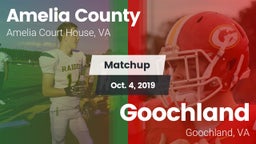 Matchup: Amelia County vs. Goochland  2019