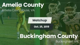 Matchup: Amelia County vs. Buckingham County  2019