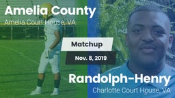 Matchup: Amelia County vs. Randolph-Henry  2019