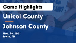 Unicoi County  vs Johnson County  Game Highlights - Nov. 20, 2021