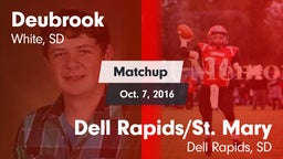 Matchup: Deubrook vs. Dell Rapids/St. Mary  2016