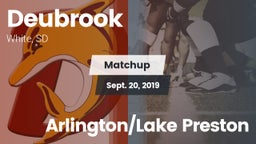 Matchup: Deubrook vs. Arlington/Lake Preston 2019