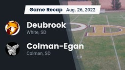 Recap: Deubrook  vs. Colman-Egan  2022