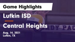 Lufkin ISD vs Central Heights  Game Highlights - Aug. 14, 2021
