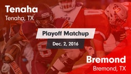 Matchup: Tenaha vs. Bremond  2016