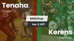 Matchup: Tenaha vs. Kerens  2017