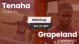 Matchup: Tenaha vs. Grapeland  2017