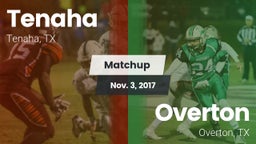 Matchup: Tenaha vs. Overton  2017