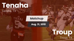 Matchup: Tenaha vs. Troup  2018