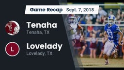 Recap: Tenaha  vs. Lovelady  2018