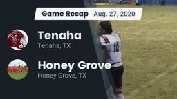 Recap: Tenaha  vs. Honey Grove  2020