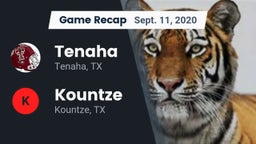 Recap: Tenaha  vs. Kountze  2020