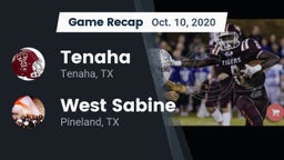 Recap: Tenaha  vs. West Sabine  2020