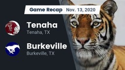 Recap: Tenaha  vs. Burkeville  2020