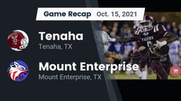 Recap: Tenaha  vs. Mount Enterprise  2021