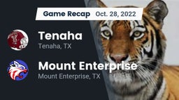 Recap: Tenaha  vs. Mount Enterprise  2022