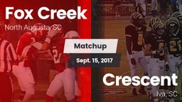 Matchup: Fox Creek vs. Crescent  2017